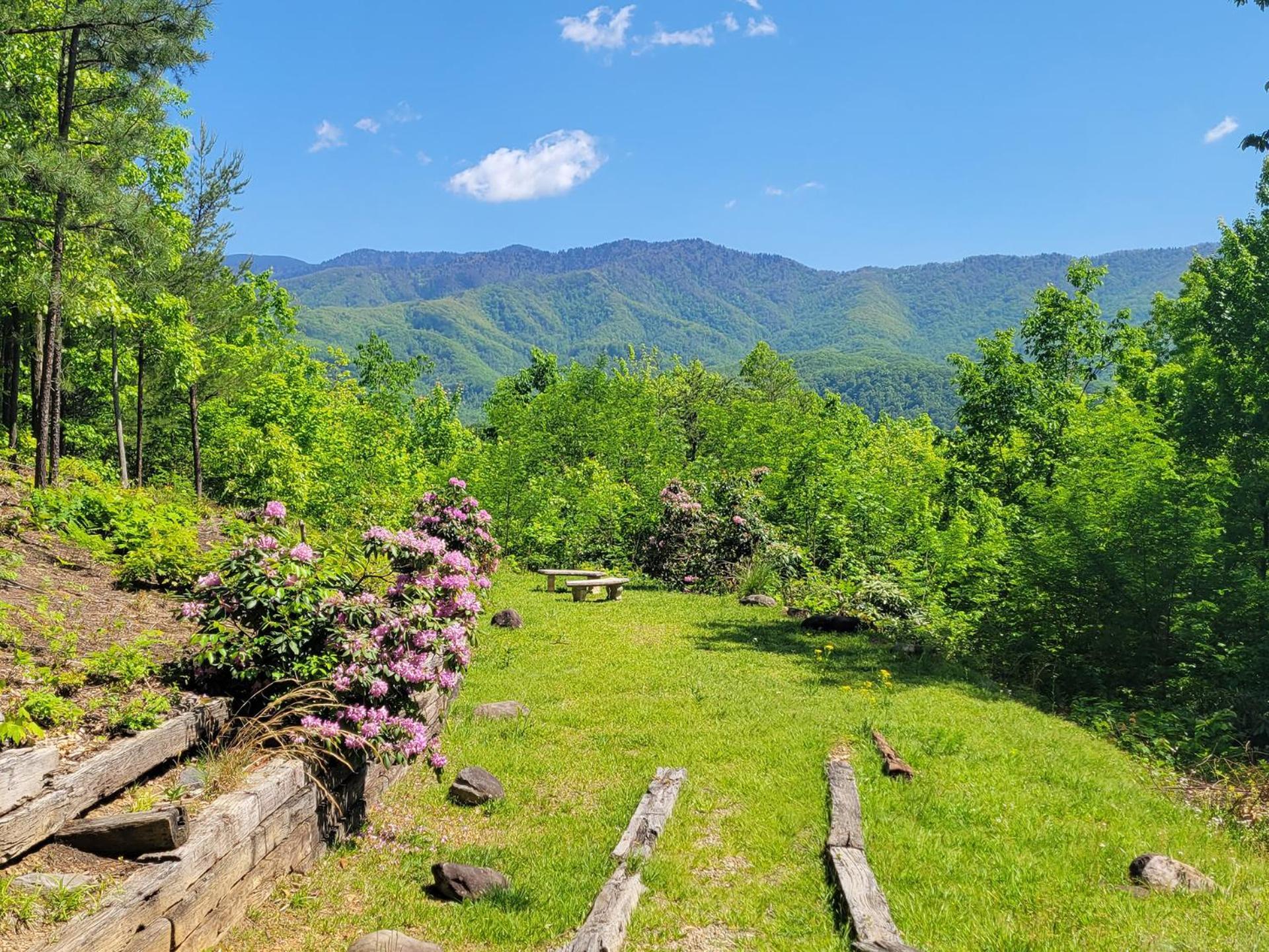Real Log Cabin With Amazing Views, Hot Tub, Sauna, Games Gatlinburg Exterior foto